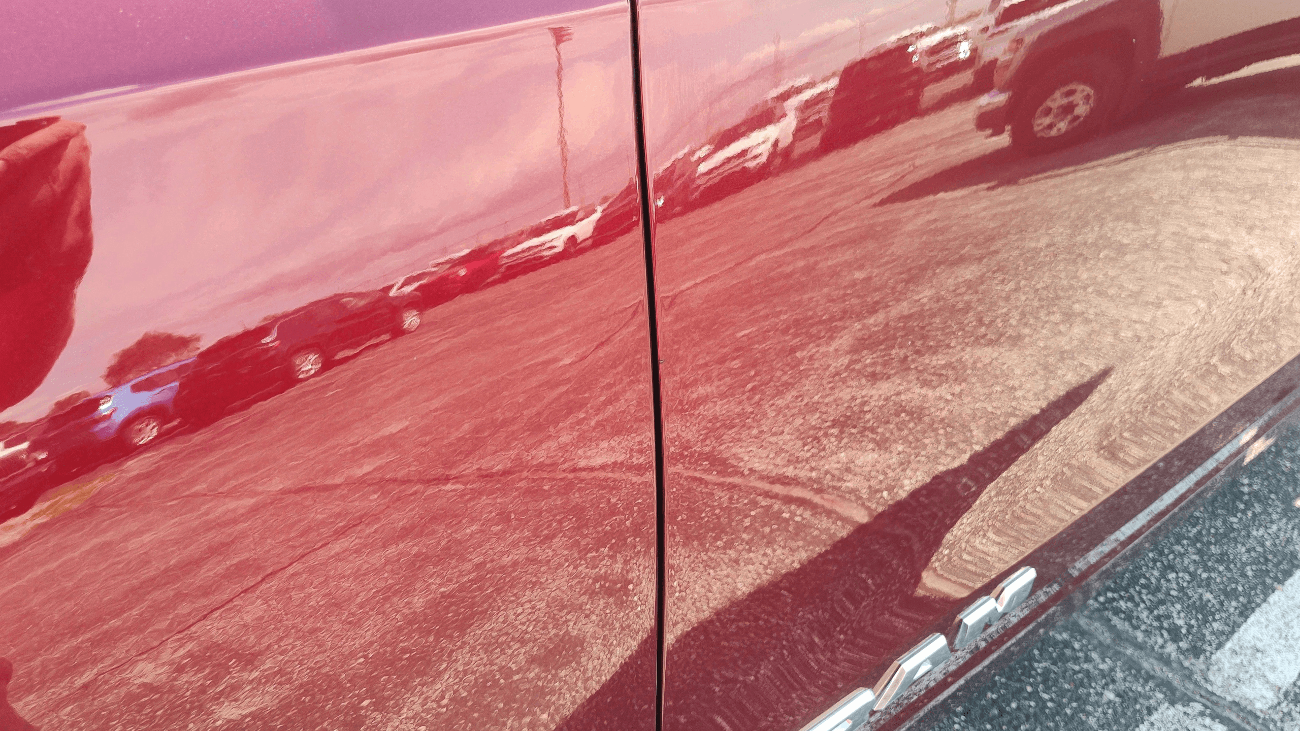 Trunk lid chip repair